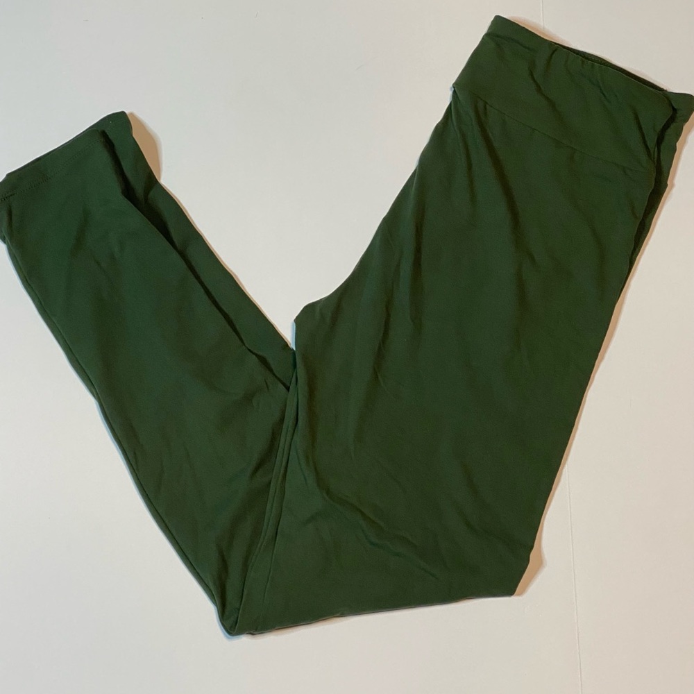 Solid Green Leggings